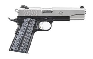 Ruger SR1911 9mm pistol, stainless.